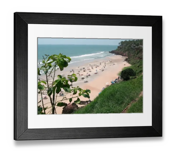 Framed Print : Asia, India, Kerala, Varkala. The cliffs at Varkala beach overlooking the Arabian Sea Framed Print : Asia, India, Kerala, Varkala. The cliffs at Varkala beach overlooking the Arabian Sea