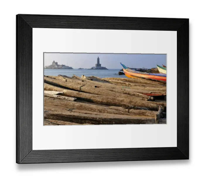 Framed Print : Asia, India, Tamil Nadu, Kanniyakumari (Kanyakumari). The Vivekananda Memorial Framed Print : Asia, India, Tamil Nadu, Kanniyakumari (Kanyakumari). The Vivekananda Memorial