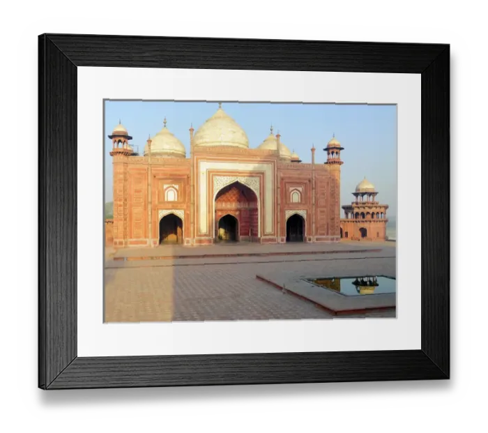 Framed Print : Asia, India, Uttar Pradesh, Agra. On the grounds of the Taj Mahal. A UNESCO World Heritage Site