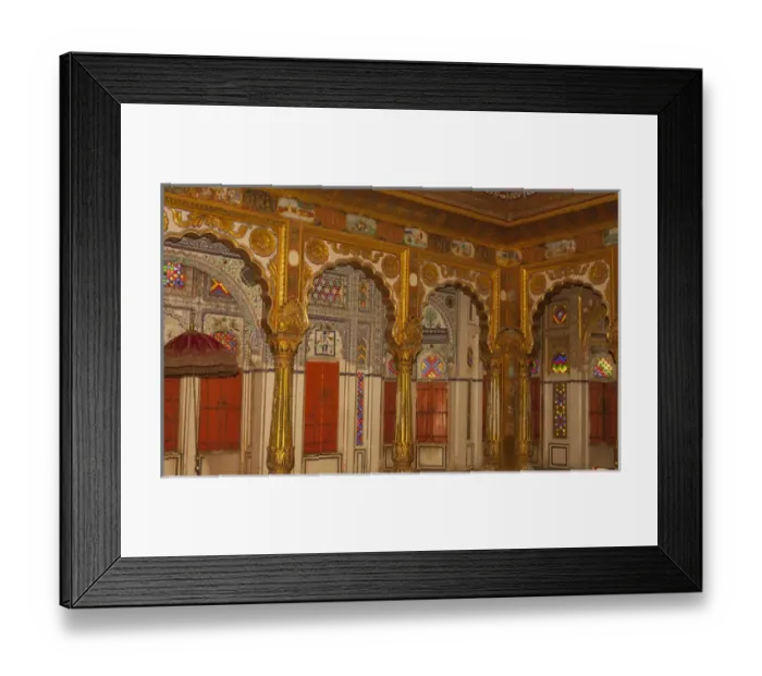 Framed Print : Palace of Flowers. Moti Mahal. Phool Mahal. Mehrangarh Fort. 10th century. Jodhpur Framed Print : Palace of Flowers. Moti Mahal. Phool Mahal. Mehrangarh Fort. 10th century. Jodhpur