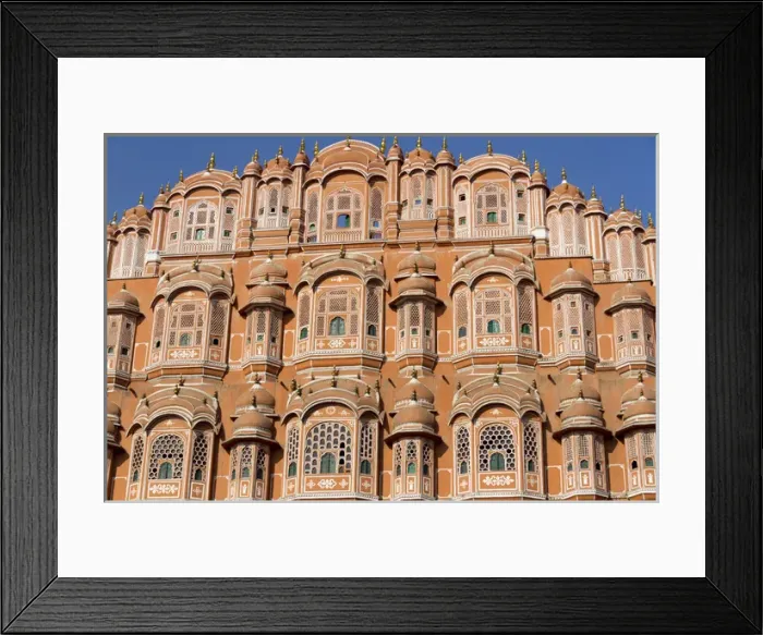 Framed Print : Palace of the Wind. Hawa Mahal. Pink City. Jaipur. Rajasthan. India