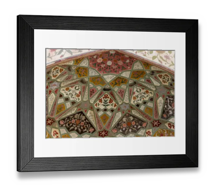 Framed Print : Architectural detail. Amber Fort. Jaipur. Rajasthan. India Framed Print : Architectural detail. Amber Fort. Jaipur. Rajasthan. India