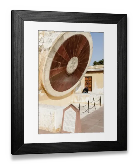 Framed Print : Small sundial. Jantar Mantar. Astronomy observatory. Jaipur. Rajasthan. India Framed Print : Small sundial. Jantar Mantar. Astronomy observatory. Jaipur. Rajasthan. India
