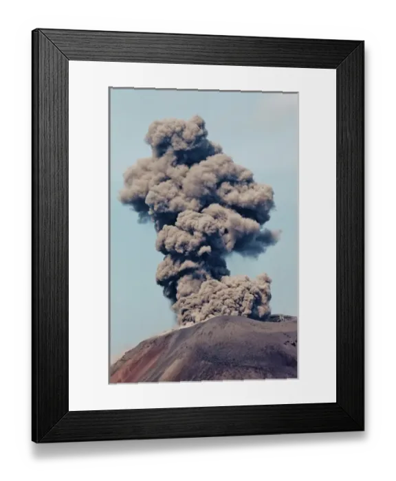 Framed Print : Indonesia, Sumatra, Java, Anak Krakatau. Smoke escaping from active volcano Anak Krakatau Framed Print : Indonesia, Sumatra, Java, Anak Krakatau. Smoke escaping from active volcano Anak Krakatau