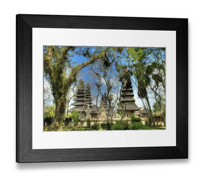 Framed Print : Indonesia, Bali, Mengwi. Scenic of Pura Taman Ayun temple Framed Print : Indonesia, Bali, Mengwi. Scenic of Pura Taman Ayun temple