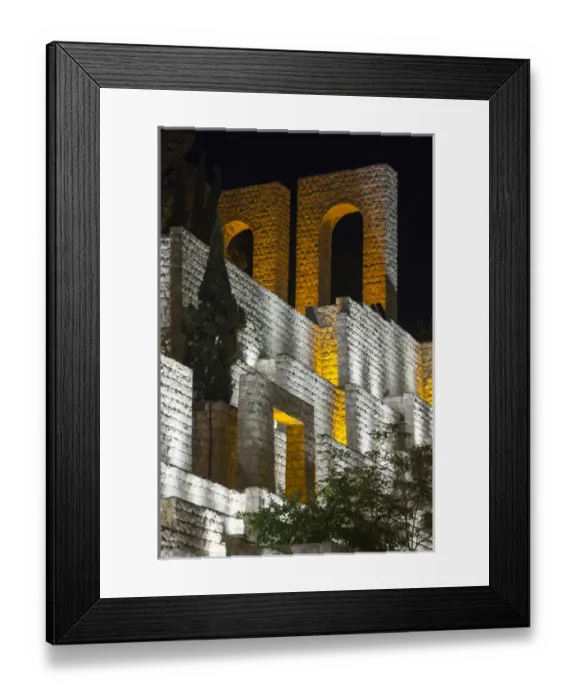 Framed Print : Iran, Central Iran, Shiraz, Quran Gateway walls, evening Framed Print : Iran, Central Iran, Shiraz, Quran Gateway walls, evening