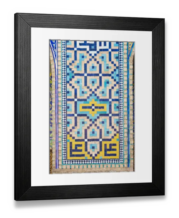 Framed Print : Iran, Central Iran, Esfahan, Naqsh-e Jahan Imam Square, Royal Mosque, interior mosaic Framed Print : Iran, Central Iran, Esfahan, Naqsh-e Jahan Imam Square, Royal Mosque, interior mosaic