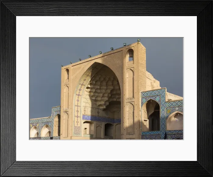 Framed Print : Iran, Central Iran, Esfahan, Jameh Mosque, exterior Framed Print : Iran, Central Iran, Esfahan, Jameh Mosque, exterior