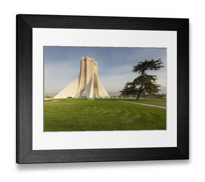Framed Print : Iran, Tehran, Azadi Tower, Freedon Tower Monument Framed Print : Iran, Tehran, Azadi Tower, Freedon Tower Monument