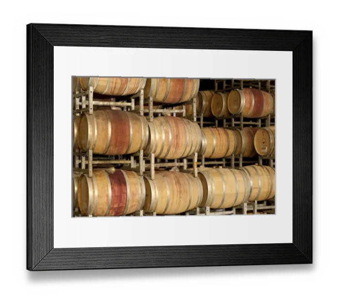 Framed Print : Israel, wooden barrels at Golan Heights Winery a kosher winery in the Golan Heights Framed Print : Israel, wooden barrels at Golan Heights Winery a kosher winery in the Golan Heights