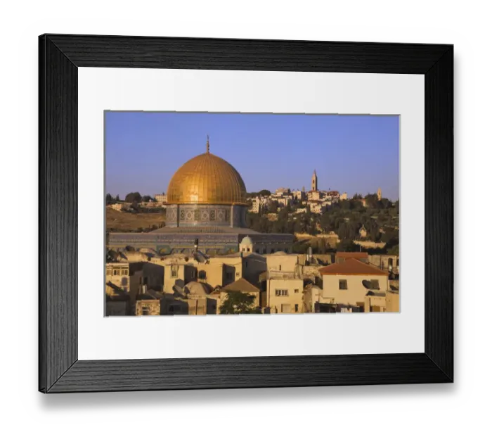 Framed Print : Dome of the Rock, Jerusalem, Israel Framed Print : Dome of the Rock, Jerusalem, Israel