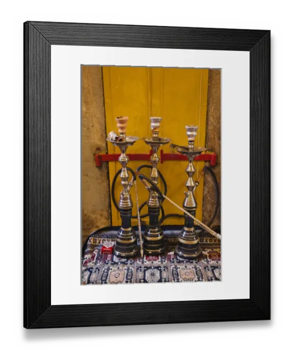 Framed Print : Sheesha pipes, Jerusalem, Israel Framed Print : Sheesha pipes, Jerusalem, Israel