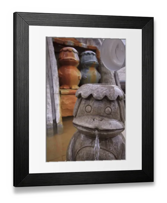 Framed Print : Kappa, Japanese water spirits are the symbol of the Jozankei hot springs town Framed Print : Kappa, Japanese water spirits are the symbol of the Jozankei hot springs town