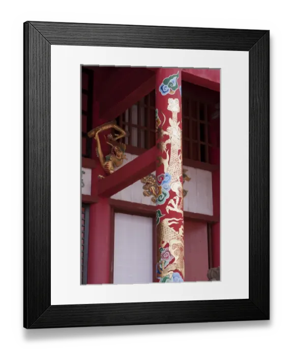 Framed Print : Only recently completed, the reconstruction of Shuri Castle, Naha, Okinawa, Japan Framed Print : Only recently completed, the reconstruction of Shuri Castle, Naha, Okinawa, Japan