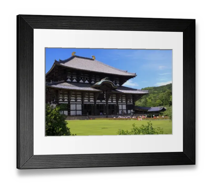 Framed Print : The main entrance to the Daimonji Temple, home to the giant Buddha statue Daibutsu in Nara Framed Print : The main entrance to the Daimonji Temple, home to the giant Buddha statue Daibutsu in Nara