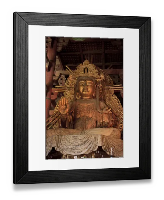 Framed Print : Daimonji Temple in Nara, Japan is home to the giant Buddha statue Daibutsu Framed Print : Daimonji Temple in Nara, Japan is home to the giant Buddha statue Daibutsu