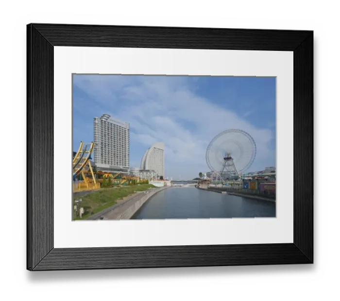 Framed Print : Japan, Yokohama, Minato Mirai
