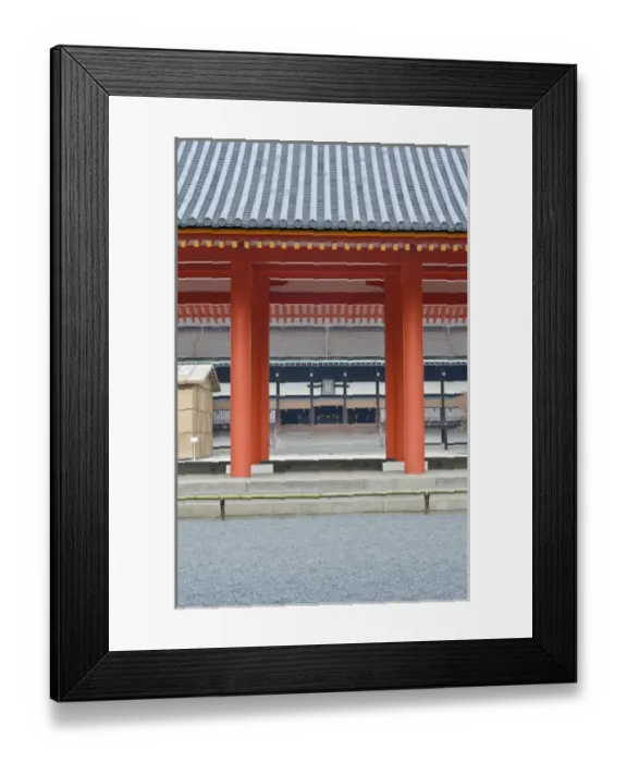 Framed Print : Japan, Kyoto, Kyoto Imperial Palace Courtyard