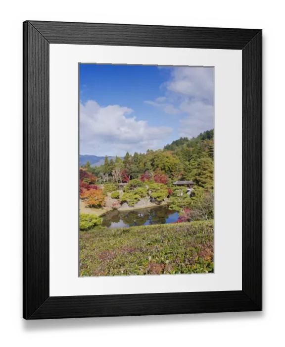 Framed Print : Japan, Kyoto, Shugakuin Imperial Villa Yokuryuichi Pond Framed Print : Japan, Kyoto, Shugakuin Imperial Villa Yokuryuichi Pond