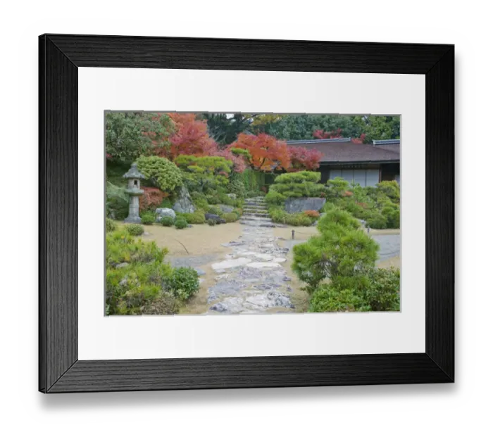 Framed Print : Japan, Kyoto, Arashiyama, Sagano, Okochi Sanso Villa Framed Print : Japan, Kyoto, Arashiyama, Sagano, Okochi Sanso Villa