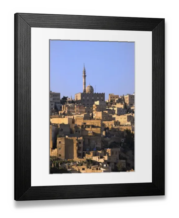Framed Print : Aerial view of traditional houses in Amman, Jordan Framed Print : Aerial view of traditional houses in Amman, Jordan
