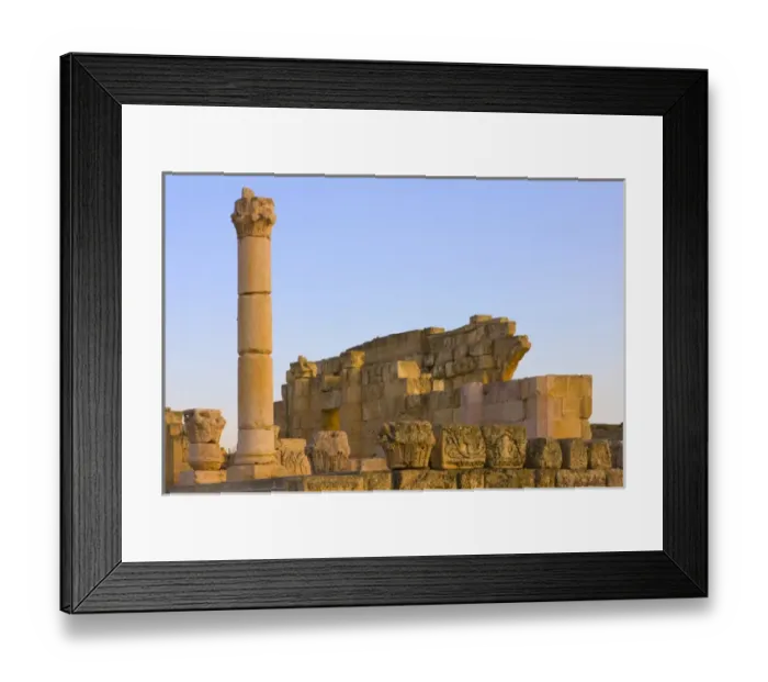 Framed Print : Ancient Jerash ruins, Amman, Jordan