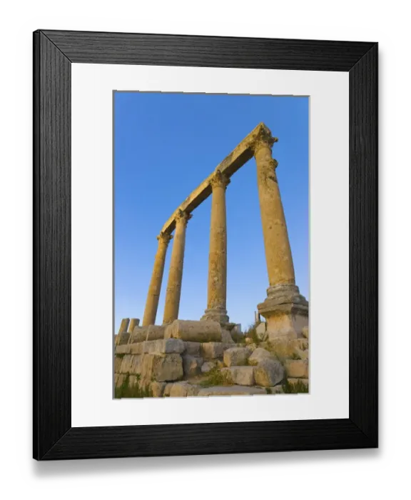 Framed Print : Ancient Jerash ruins, Amman, Jordan