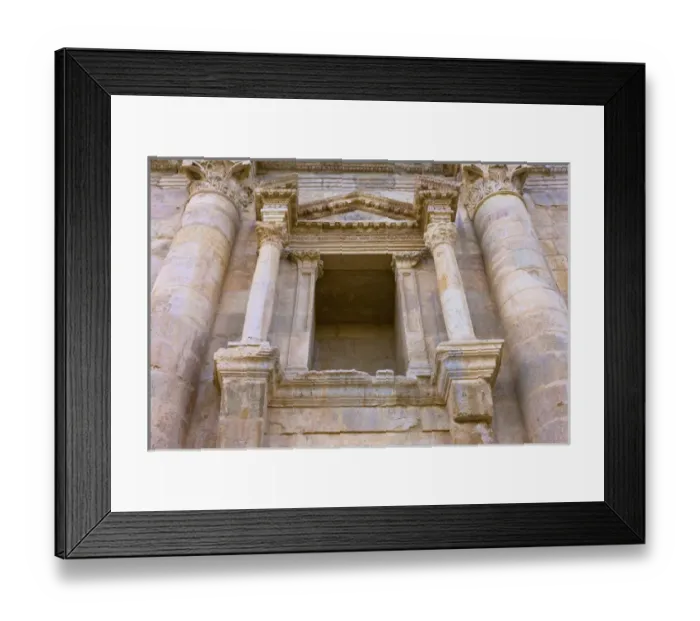 Framed Print : Ancient Jerash Gate, Amman, Jordan Framed Print : Ancient Jerash Gate, Amman, Jordan