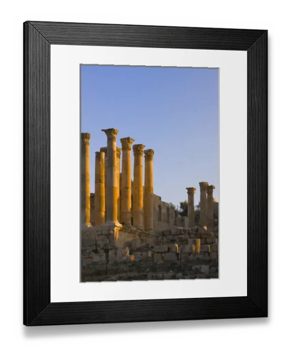 Framed Print : Temple of Artemis, ancient Jerash ruins, Amman, Jordan Framed Print : Temple of Artemis, ancient Jerash ruins, Amman, Jordan
