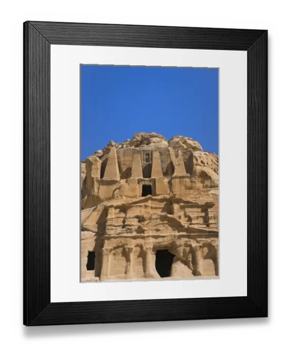 Framed Print : The Tomb of Obelisks, Petra, Jordan (UNESCO World Heritage site) Framed Print : The Tomb of Obelisks, Petra, Jordan (UNESCO World Heritage site)