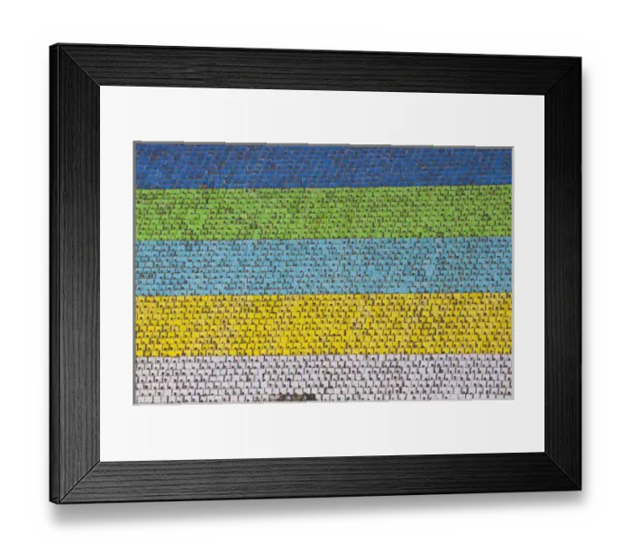 Framed Print : Dancers and Acorbats at Arirang, the mass games of North Korea