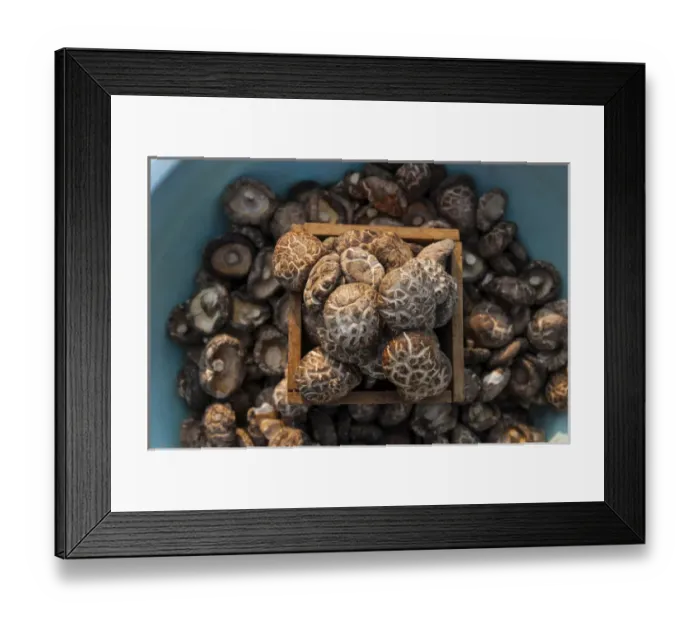 Framed Print : Fresh mushrooms for sale, Beopjusa Temple Complex, South Korea Framed Print : Fresh mushrooms for sale, Beopjusa Temple Complex, South Korea
