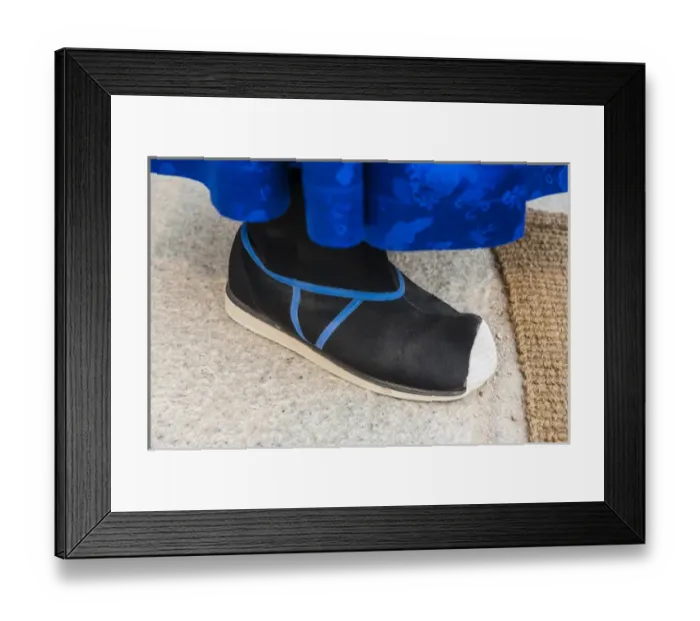 Framed Print : Close up of the shoe of a Guard at the Ceremonial changing of the guard, Gyeongbokgung palace Framed Print : Close up of the shoe of a Guard at the Ceremonial changing of the guard, Gyeongbokgung palace