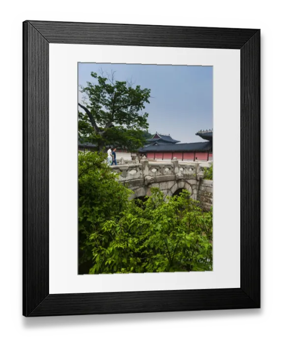 Framed Print : Changdeokgung palace, Unesco world heritage sight, Seoul, South Korea Framed Print : Changdeokgung palace, Unesco world heritage sight, Seoul, South Korea