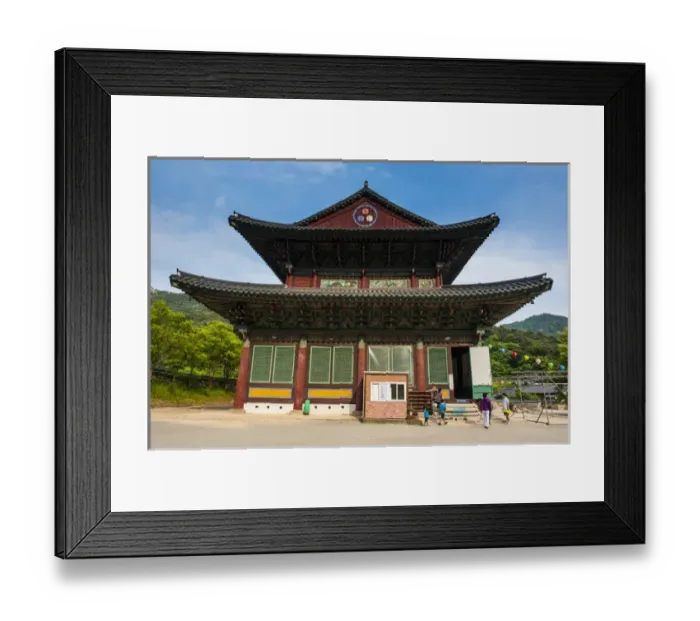 Framed Print : Beopjusa Temple Complex, South Korea Framed Print : Beopjusa Temple Complex, South Korea