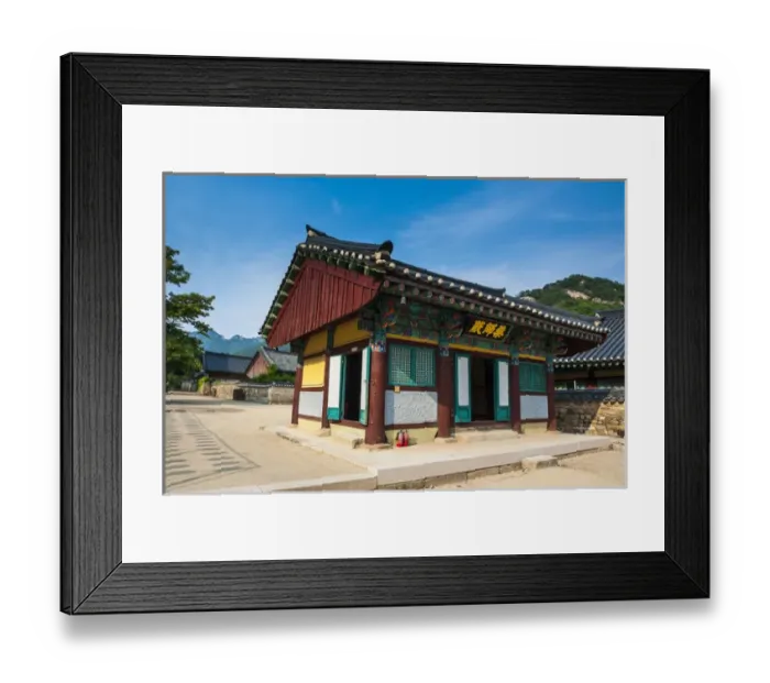 Framed Print : Beopjusa Temple Complex, South Korea