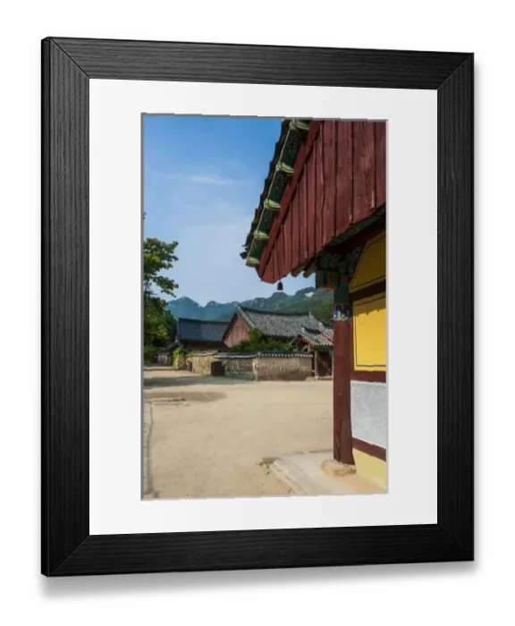 Framed Print : Beopjusa Temple Complex, South Korea