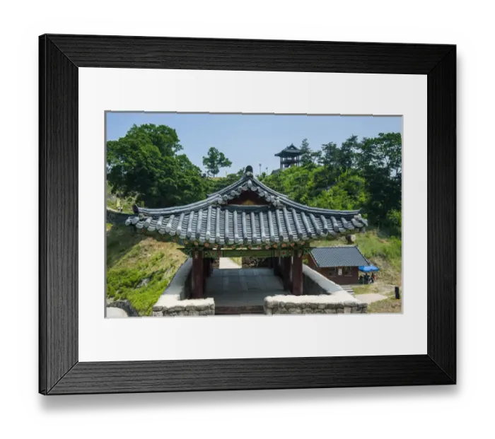 Framed Print : Gongsanseong castle, Gongju, South Chungcheong Province, South Korea