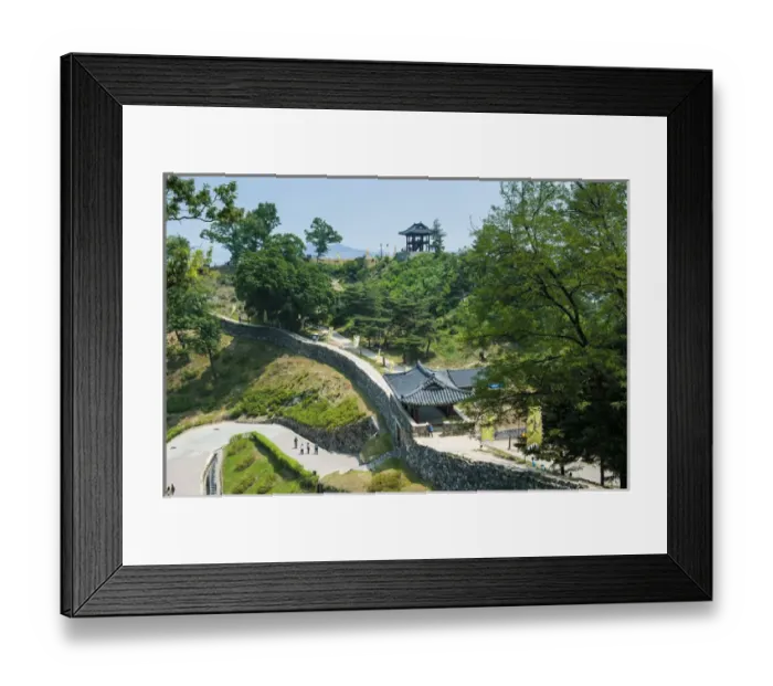 Framed Print : Gongsanseong castle, Gongju, South Chungcheong Province, South Korea