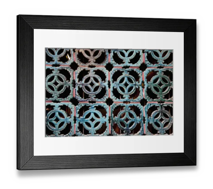 Framed Print : Asia, China, Macau. Window carved design on one of the buildings on the grounds of the A-Ma Temple Framed Print : Asia, China, Macau. Window carved design on one of the buildings on the grounds of the A-Ma Temple