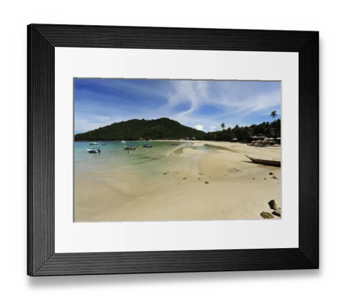 Framed Print : Malaysia, Perhentian Islands, Perhentian Kecil, beautiful white sand beach Framed Print : Malaysia, Perhentian Islands, Perhentian Kecil, beautiful white sand beach