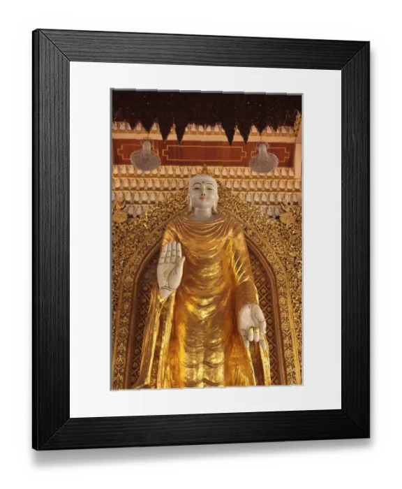 Framed Print : Malaysia, Penang, Dhammikarama Burmese Temple