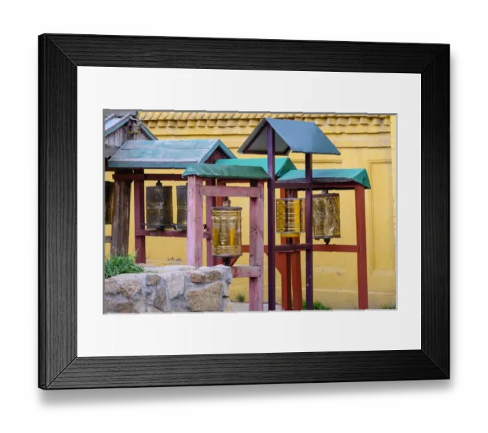 Framed Print : Asia, Mongolia, Ulaanbaatar, Gandantegchinlen (Gandan) Monastery. Prayer wheels Framed Print : Asia, Mongolia, Ulaanbaatar, Gandantegchinlen (Gandan) Monastery. Prayer wheels