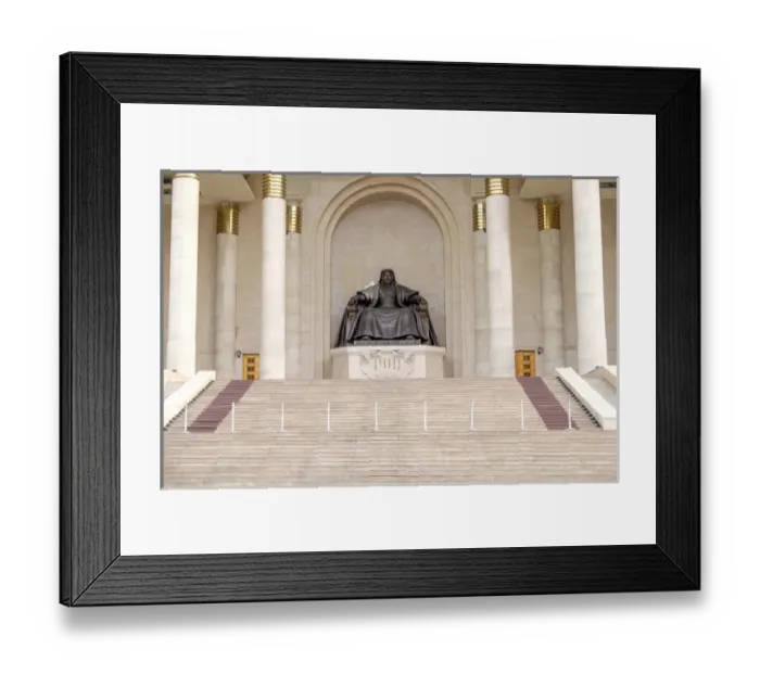 Framed Print : Asia, Mongolia, Ulaanbaatar, Mongolian National Theater. Sukhbaatar Square, (Chinggis Square) Framed Print : Asia, Mongolia, Ulaanbaatar, Mongolian National Theater. Sukhbaatar Square, (Chinggis Square)