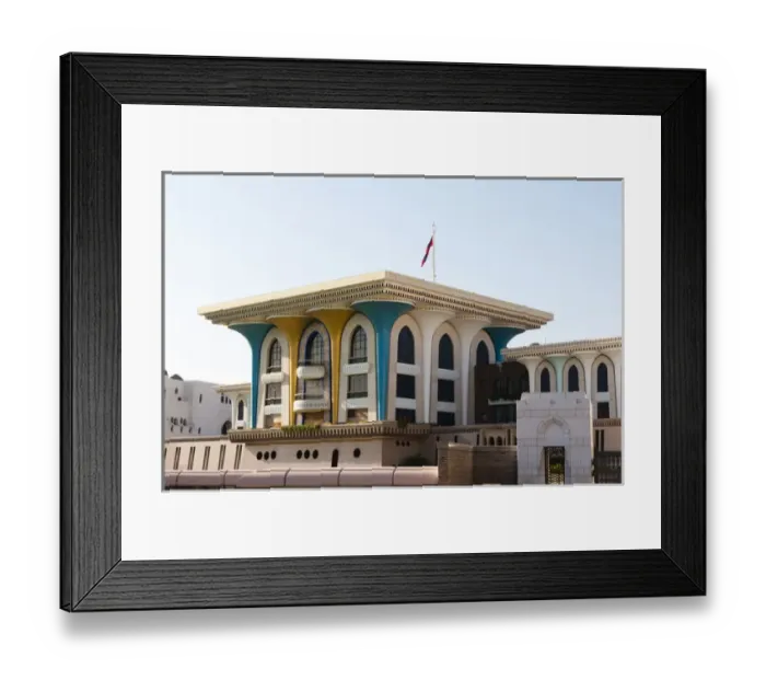 Framed Print : Old Muscat, Muscat, Oman