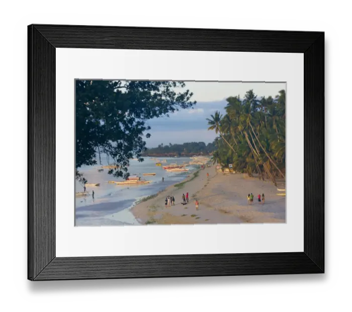 Framed Print : Beach, Bohol Island, Philippines