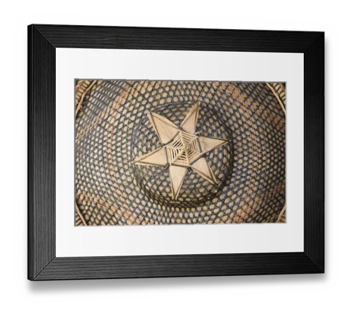 Framed Print : Bamboo hat, Bohol Island, Philippines