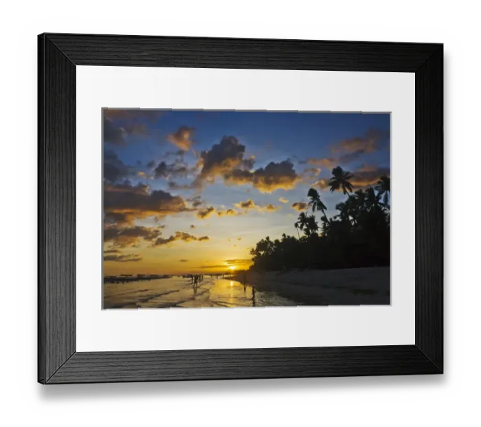 Framed Print : Sunset view of the beach, Bohol Island, Philippines Framed Print : Sunset view of the beach, Bohol Island, Philippines