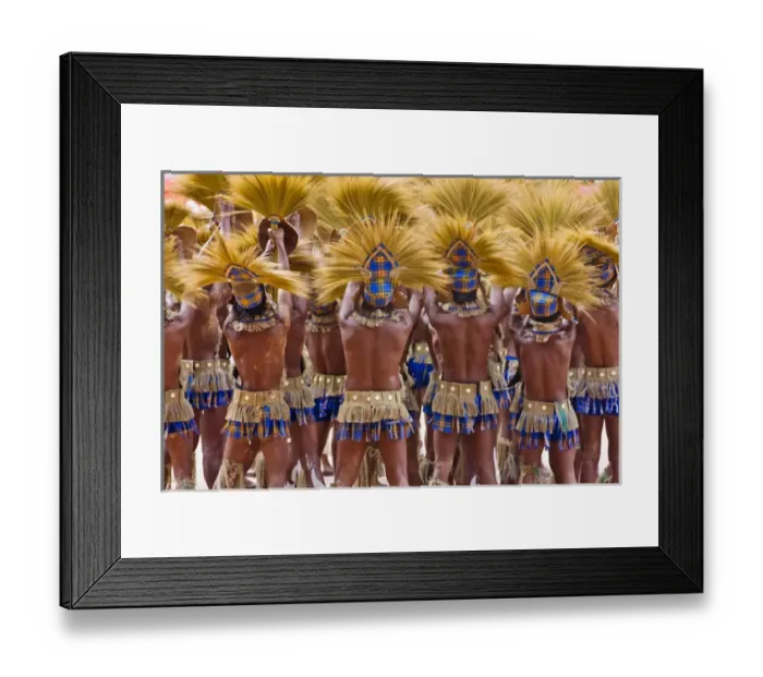 Framed Print : Parade at Dinagyang Festival, City of Iloilo, Philippines