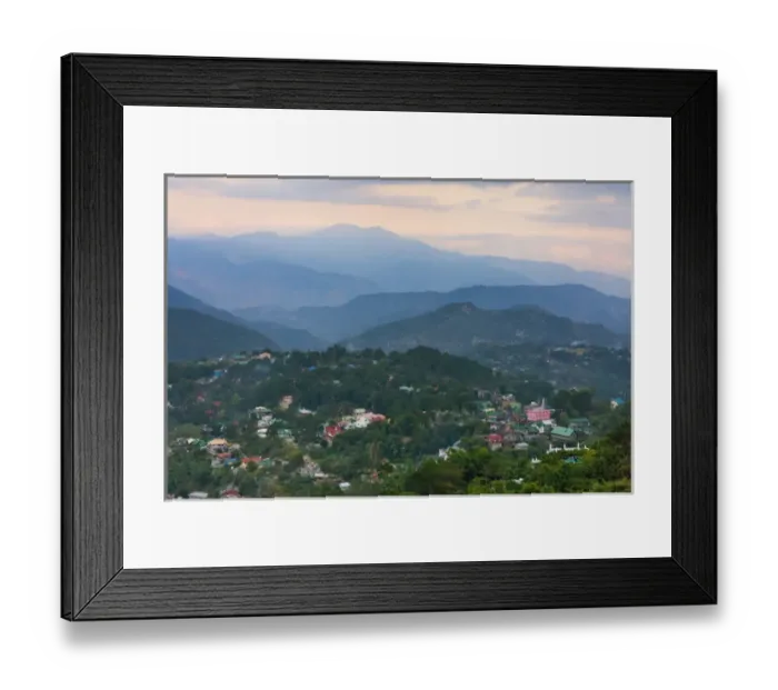 Framed Print : Village in the mountain, Baguio, Benguet Province, Philippines Framed Print : Village in the mountain, Baguio, Benguet Province, Philippines